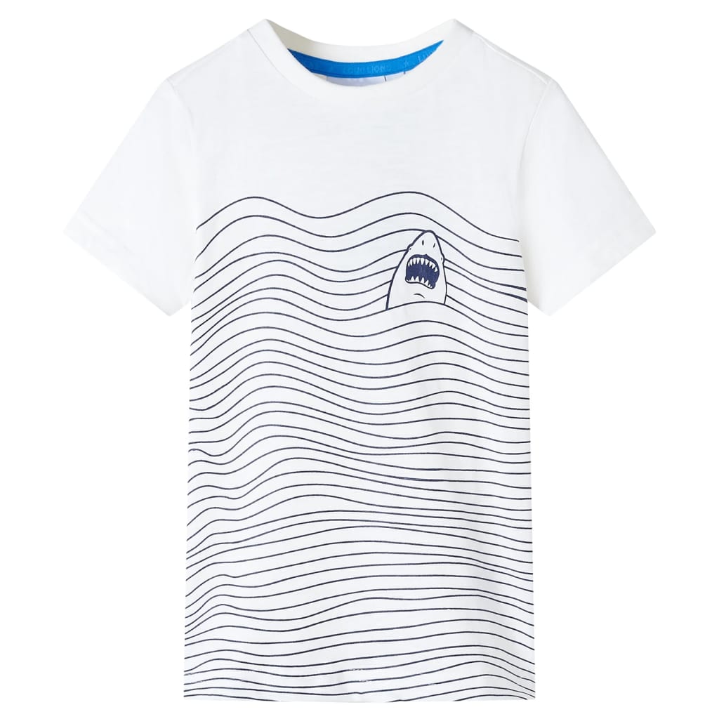 Kinder-T-Shirt Ecru 116