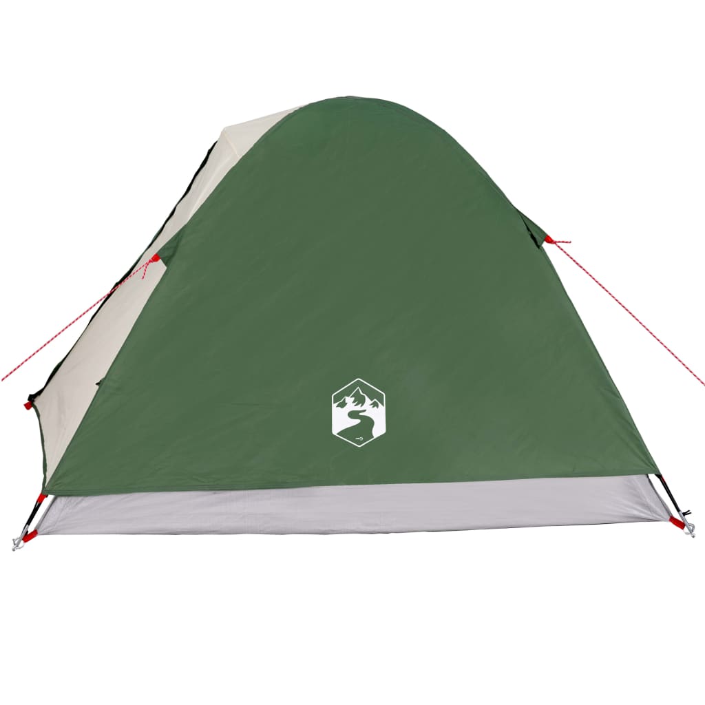vidaXL Kuppel-Campingzelt 3 Personen Grün Wasserdicht