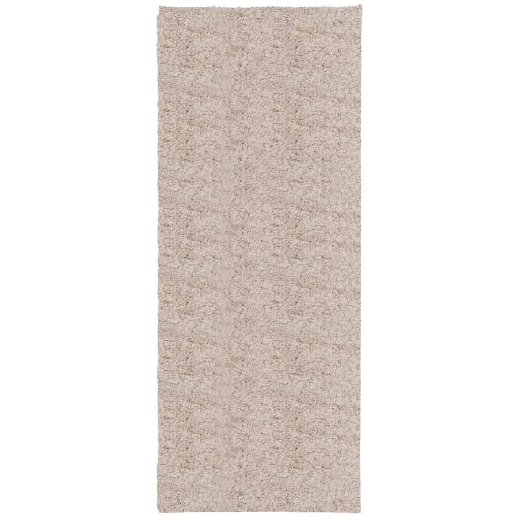 vidaXL Shaggy-Teppich PAMPLONA Hochflor Modern Beige 80x200 cm