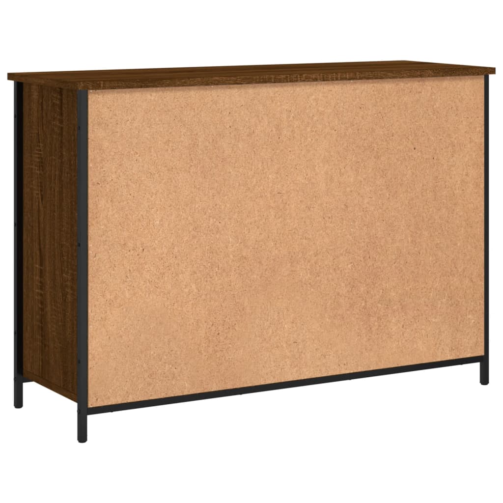 vidaXL Sideboard Braun Eichen-Optik 100x35x70 cm Holzwerkstoff