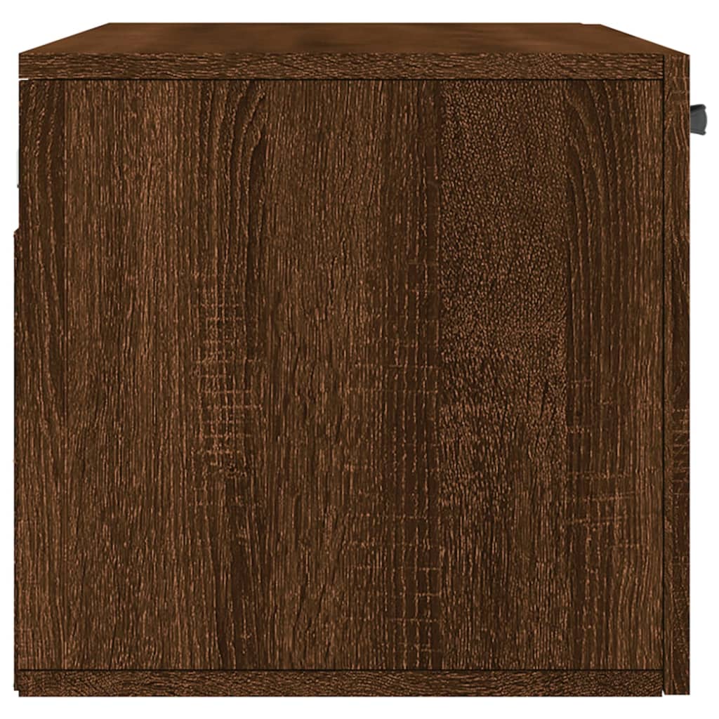 vidaXL Wandschrank Braun Eichen-Optik 80x36,5x35 cm Holzwerkstoff