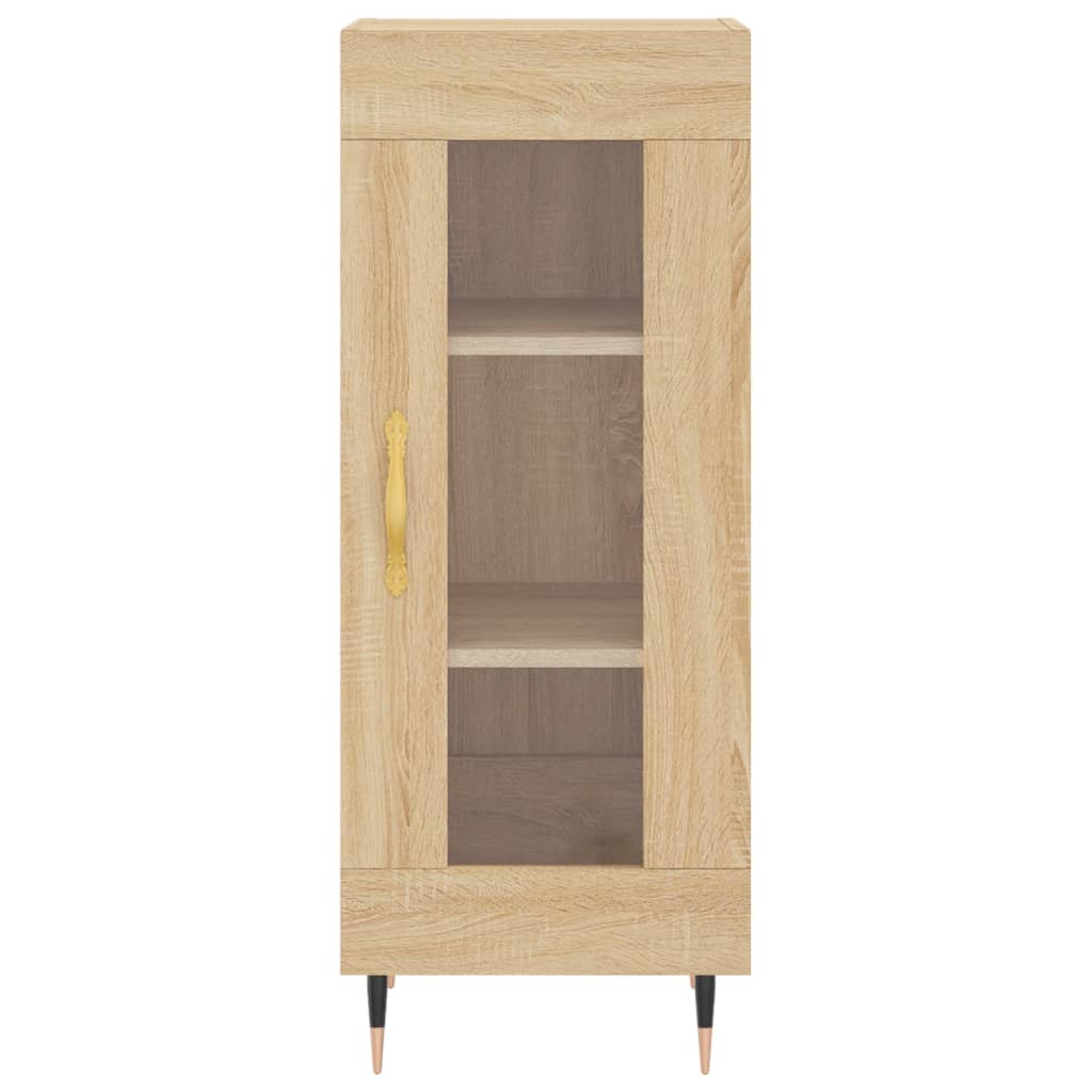 vidaXL Highboard Sonoma-Eiche 34,5x34x180 cm Holzwerkstoff