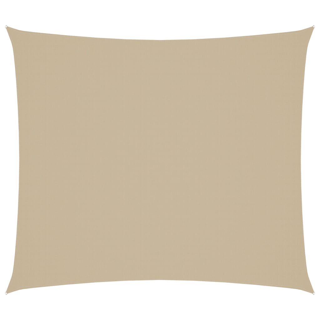 vidaXL Sonnensegel Oxford-Gewebe Rechteckig 2x2,5 m Beige