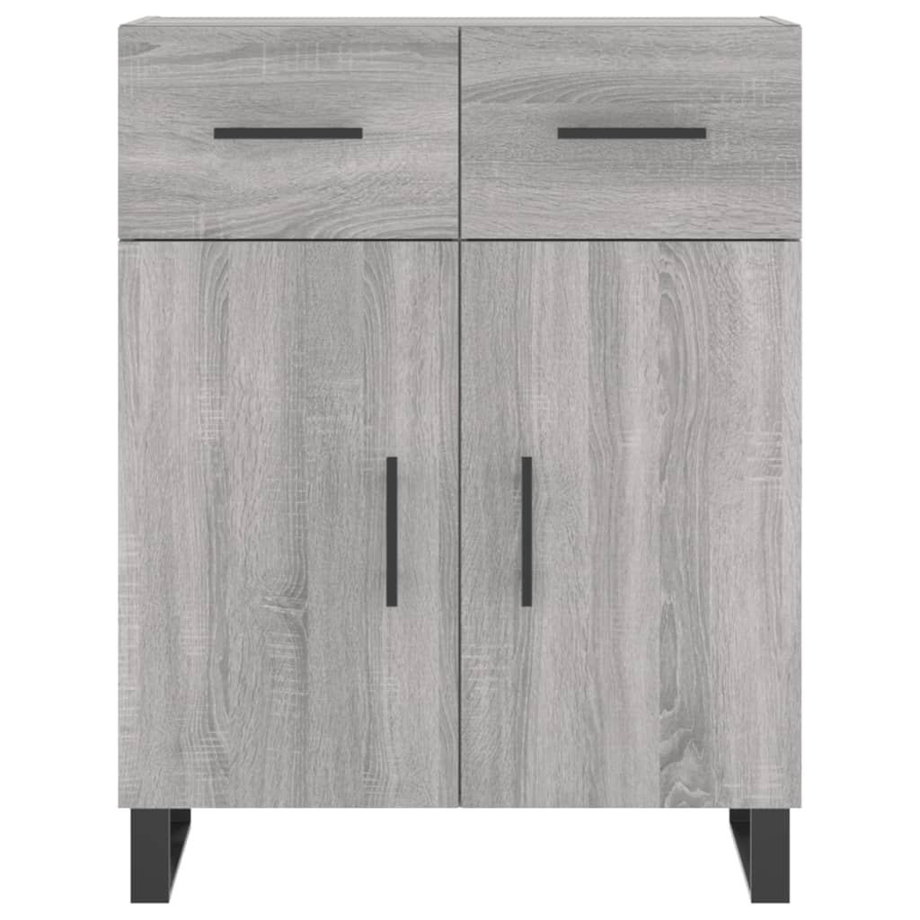 vidaXL Sideboard Grau Sonoma 69,5x34x90 cm Holzwerkstoff