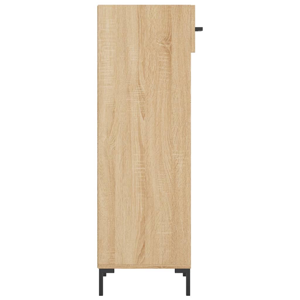 vidaXL Schuhschrank Sonoma-Eiche 30x35x105 cm Holzwerkstoff