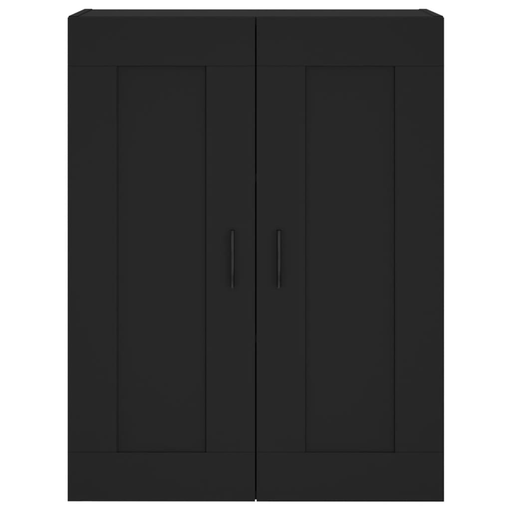 vidaXL Highboard Schwarz 69,5x34x180 cm Holzwerkstoff