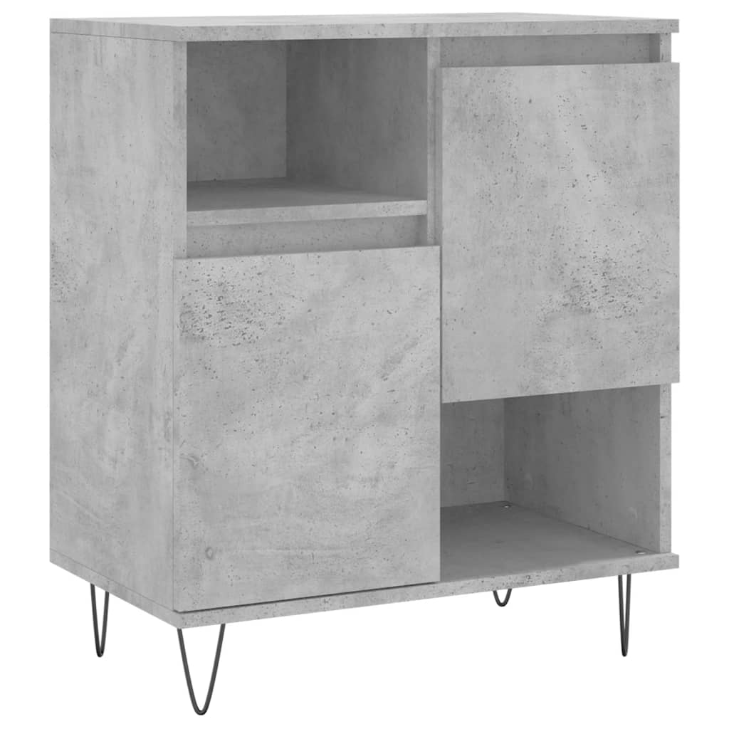 vidaXL Sideboard Betongrau 60x35x70 cm Holzwerkstoff