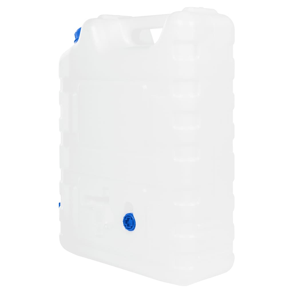 vidaXL Wasserbehälter mit Hahn Transparent 20 L Kunststoff