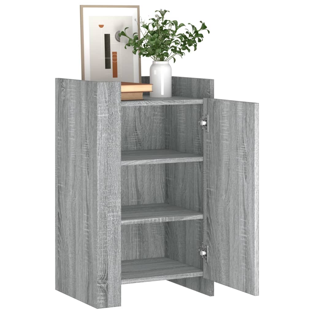 vidaXL Sideboard Grau Sonoma 45x35x75 cm Holzwerkstoff