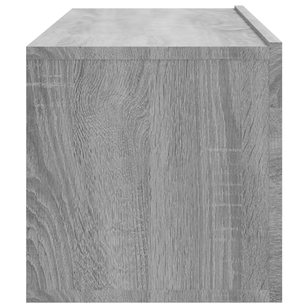 vidaXL TV-Wandschränke 2 Stk. Grau Sonoma 100x30x30 cm Holzwerkstoff