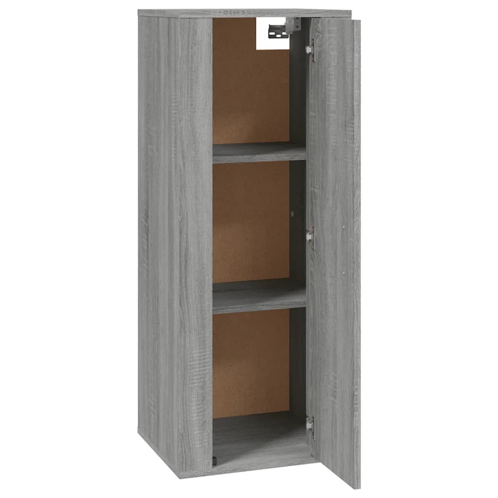 vidaXL TV-Wandschrank Grau Sonoma 40x34,5x100 cm