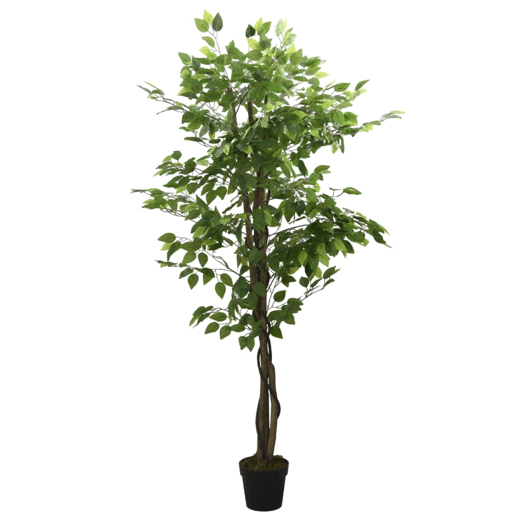 vidaXL Ficusbaum Künstlich 630 Blätter 120 cm Grün