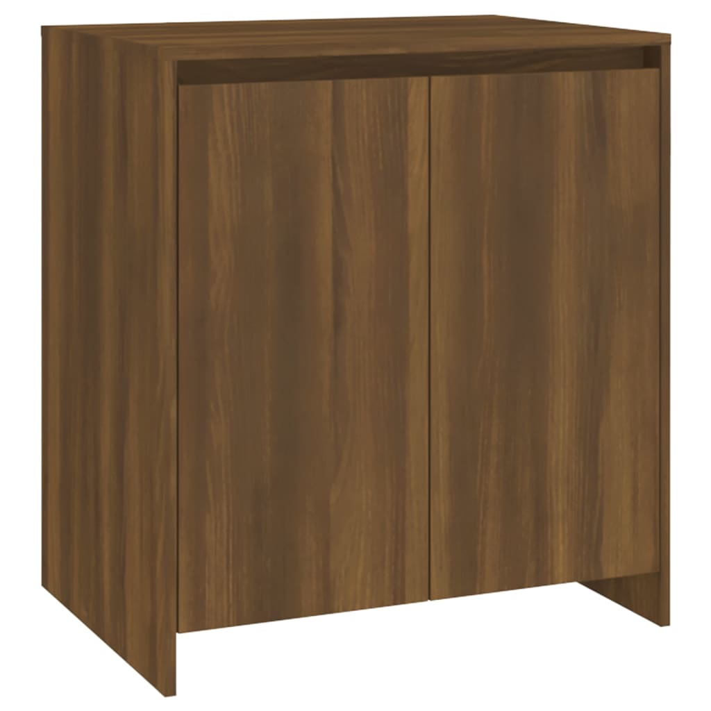 vidaXL 3-tlg. Sideboard Braun Eiche-Optik Holzwerkstoff