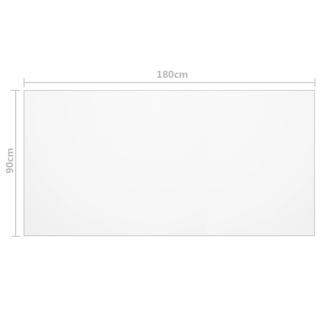 vidaXL Tischfolie Matt 180x90 cm 2 mm PVC