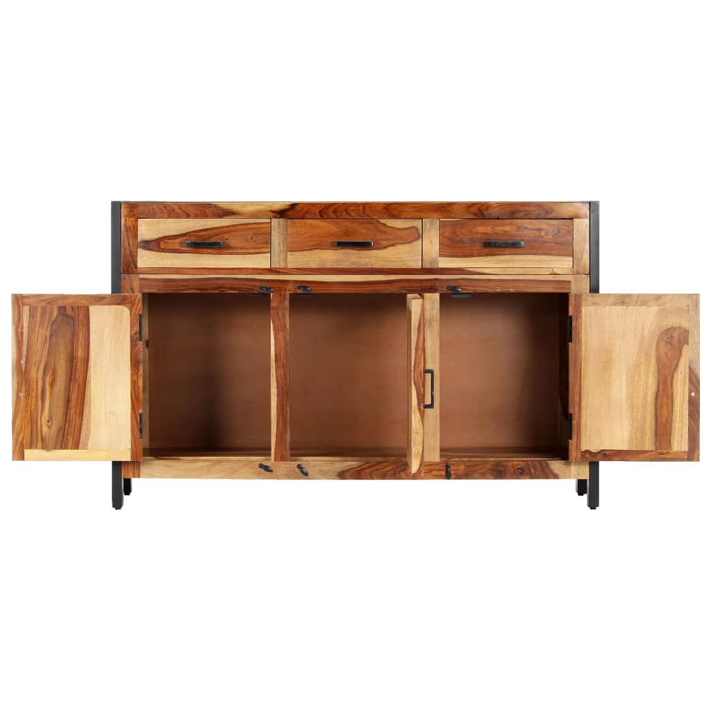 vidaXL Sideboard 120x35x75 cm Massivholz