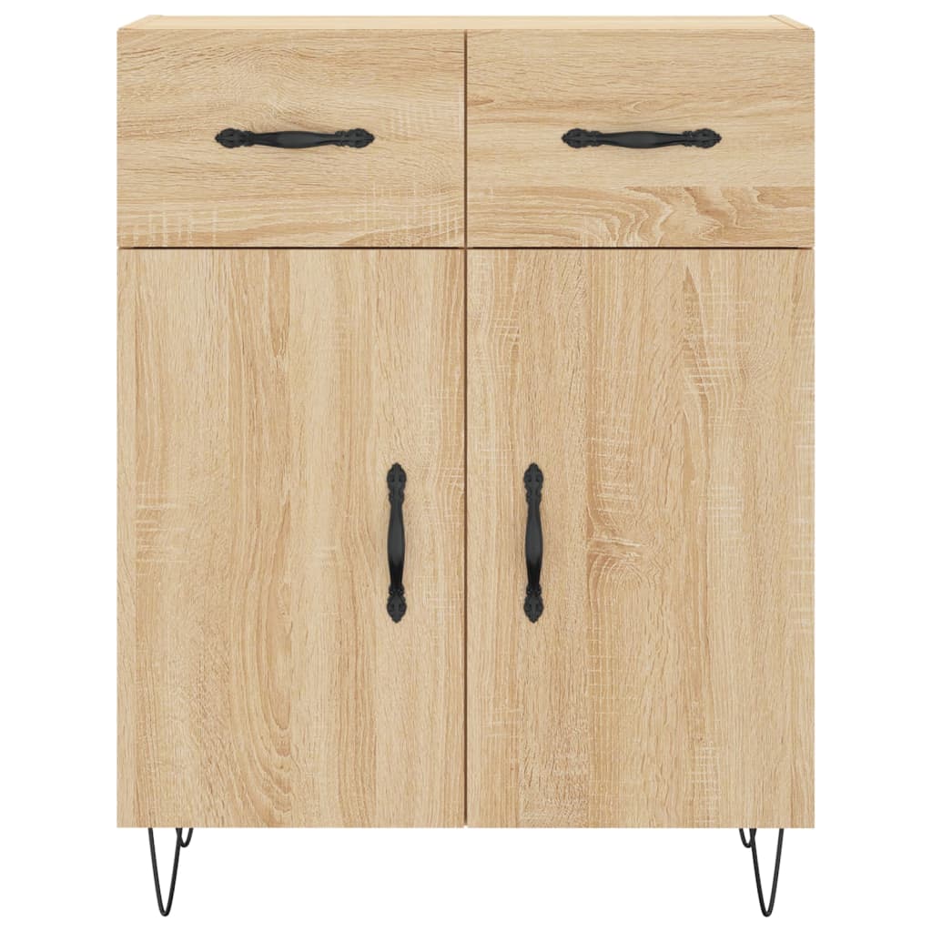 vidaXL Sideboard Sonoma-Eiche 69,5x34x90 cm Holzwerkstoff