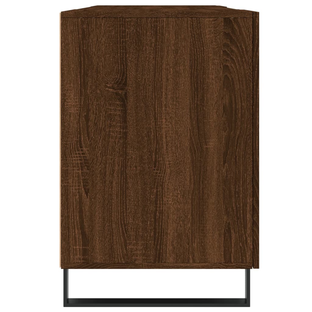 vidaXL Schreibtisch Braun Eichen-Optik 140x50x75 cm Holzwerkstoff