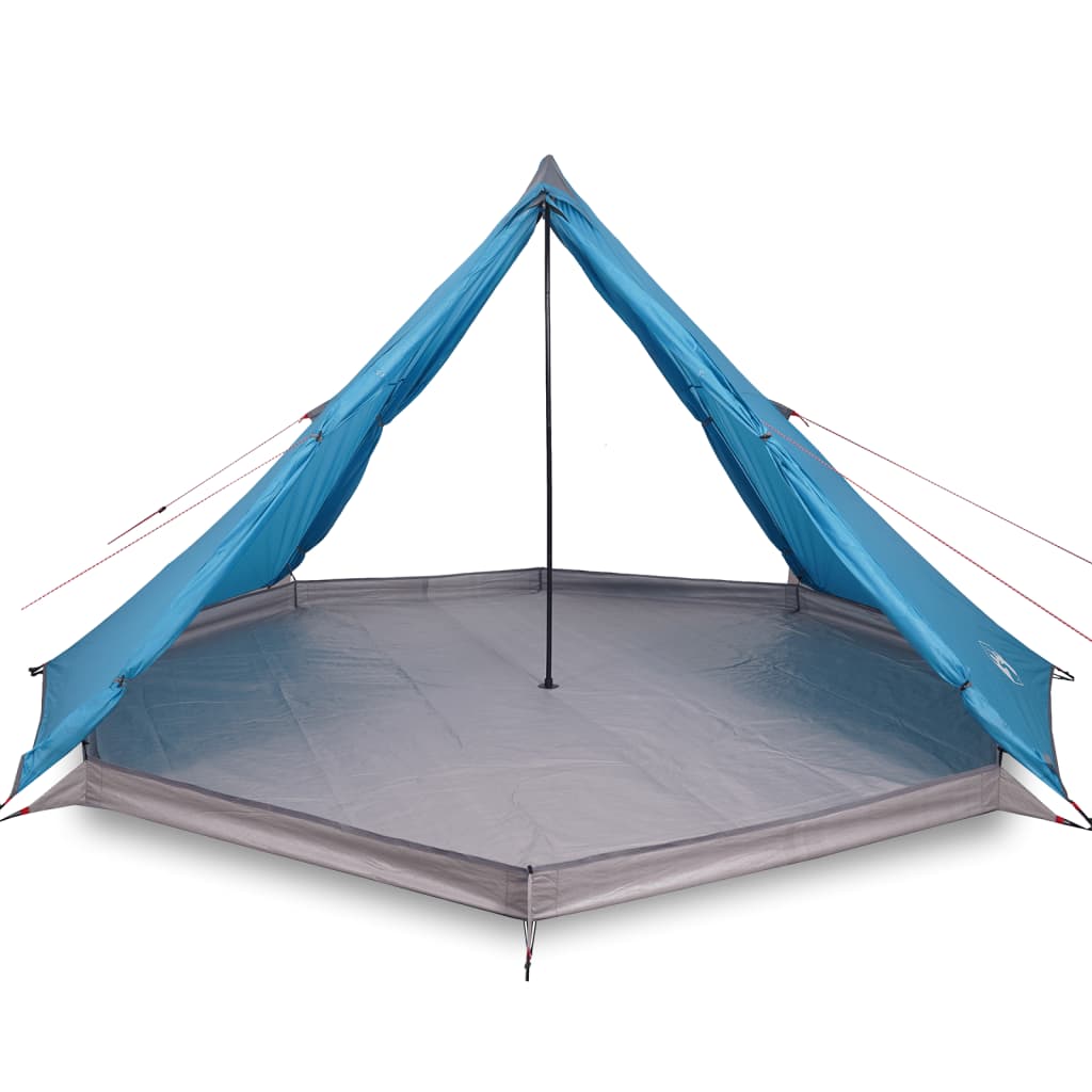 vidaXL Tipi-Familienzelt 8 Personen Blau Wasserdicht