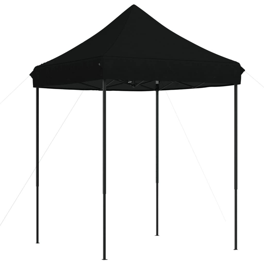 vidaXL Partyzelt Faltbar Pop-Up Schwarz 200x200x306 cm