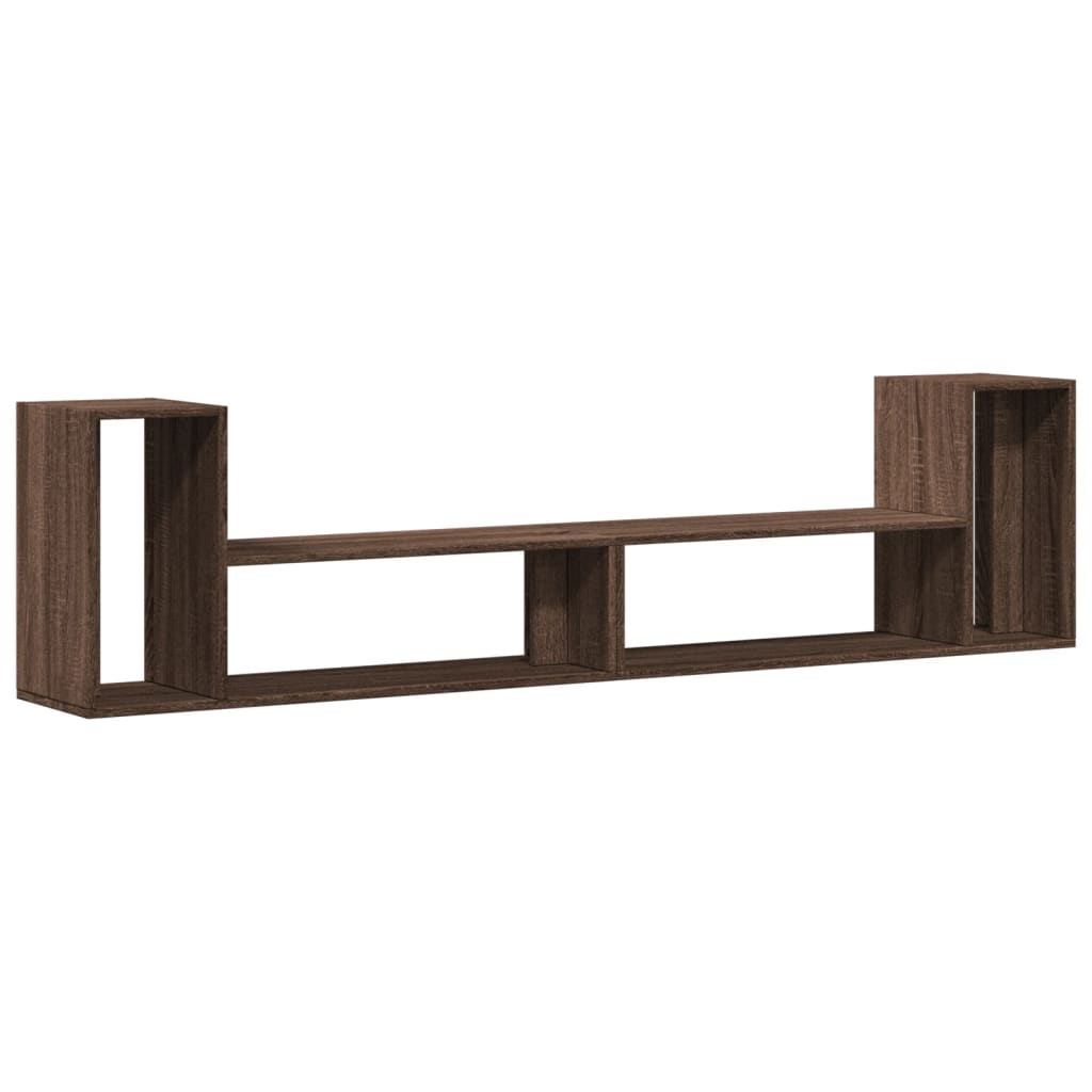 vidaXL TV-Schränke 2 Stk. Braun Eiche-Optik 100x30x50 cm Holzwerkstoff