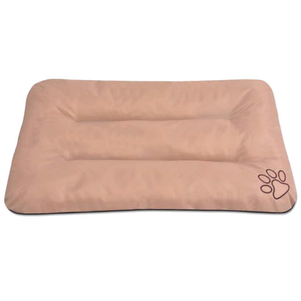 vidaXL Hundebett Größe L Beige