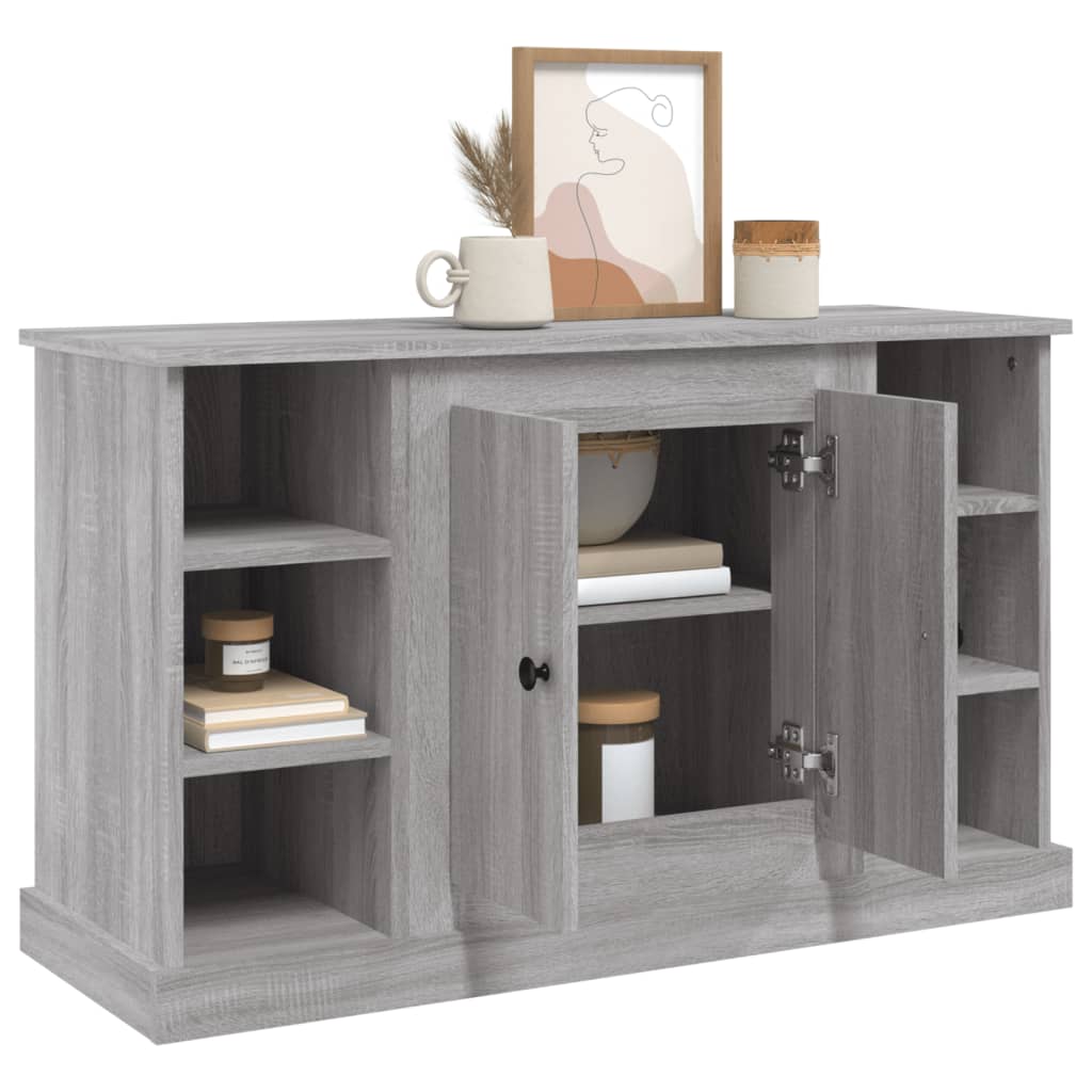 vidaXL Sideboard Grau Sonoma 100x35,5x60 cm Holzwerkstoff