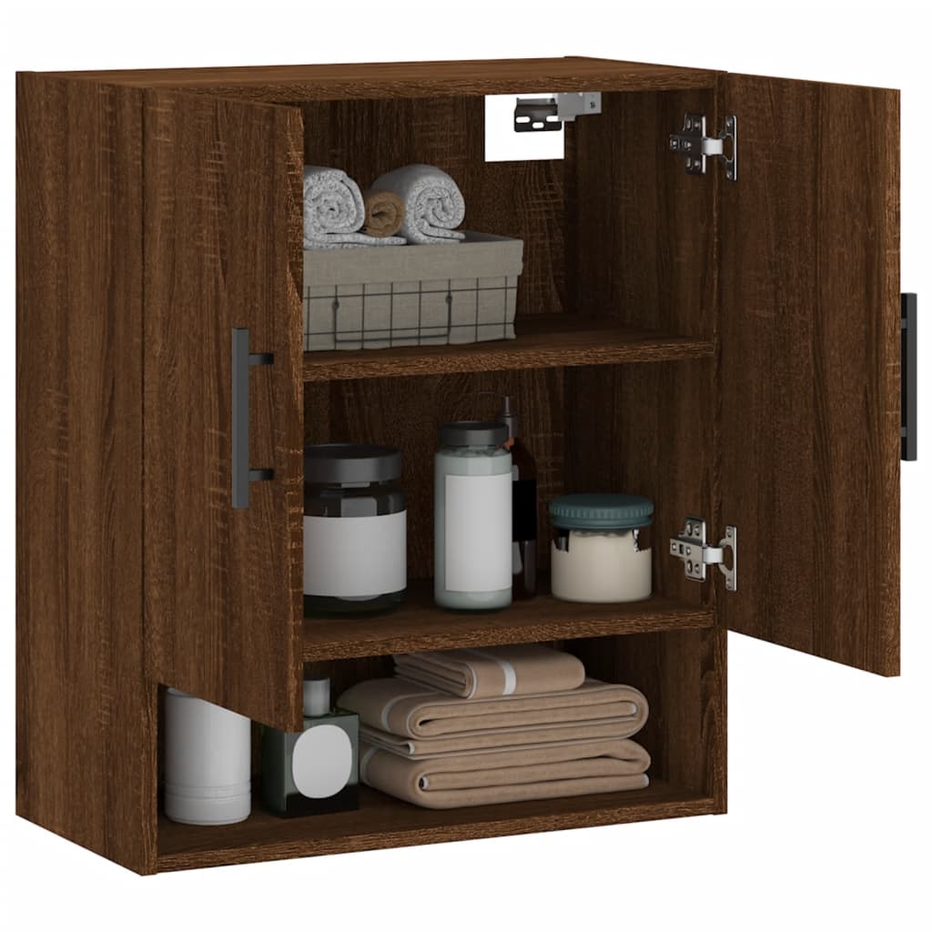 vidaXL Wandschrank Braun Eichen-Optik 60x31x70 cm Holzwerkstoff