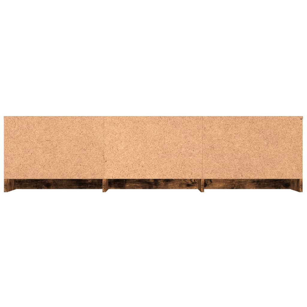 vidaXL TV-Schrank Räuchereiche 140x40x35,5 cm Holzwerkstoff