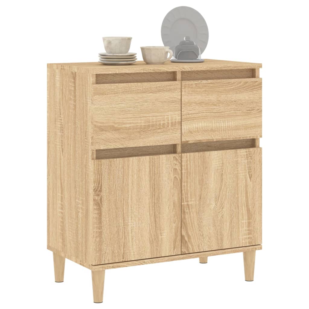 vidaXL Sideboard Sonoma-Eiche 60x35x70 cm Holzwerkstoff