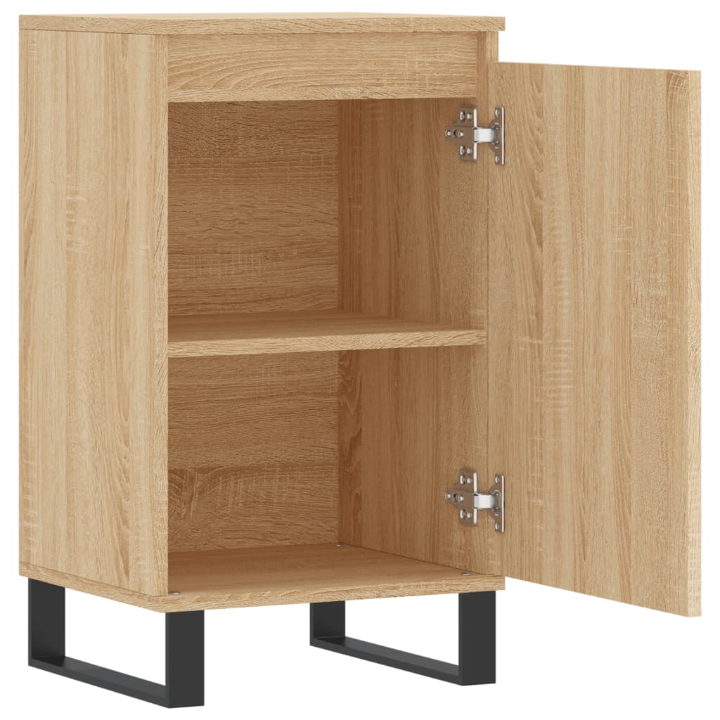 vidaXL Sideboards 2 Stk. Sonoma-Eiche 40x35x70 cm Holzwerkstoff