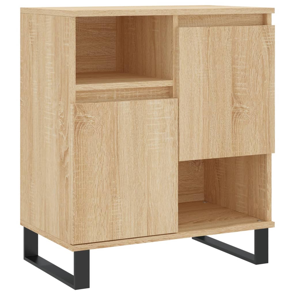 vidaXL Sideboards 3 Stk. Sonoma-Eiche Holzwerkstoff