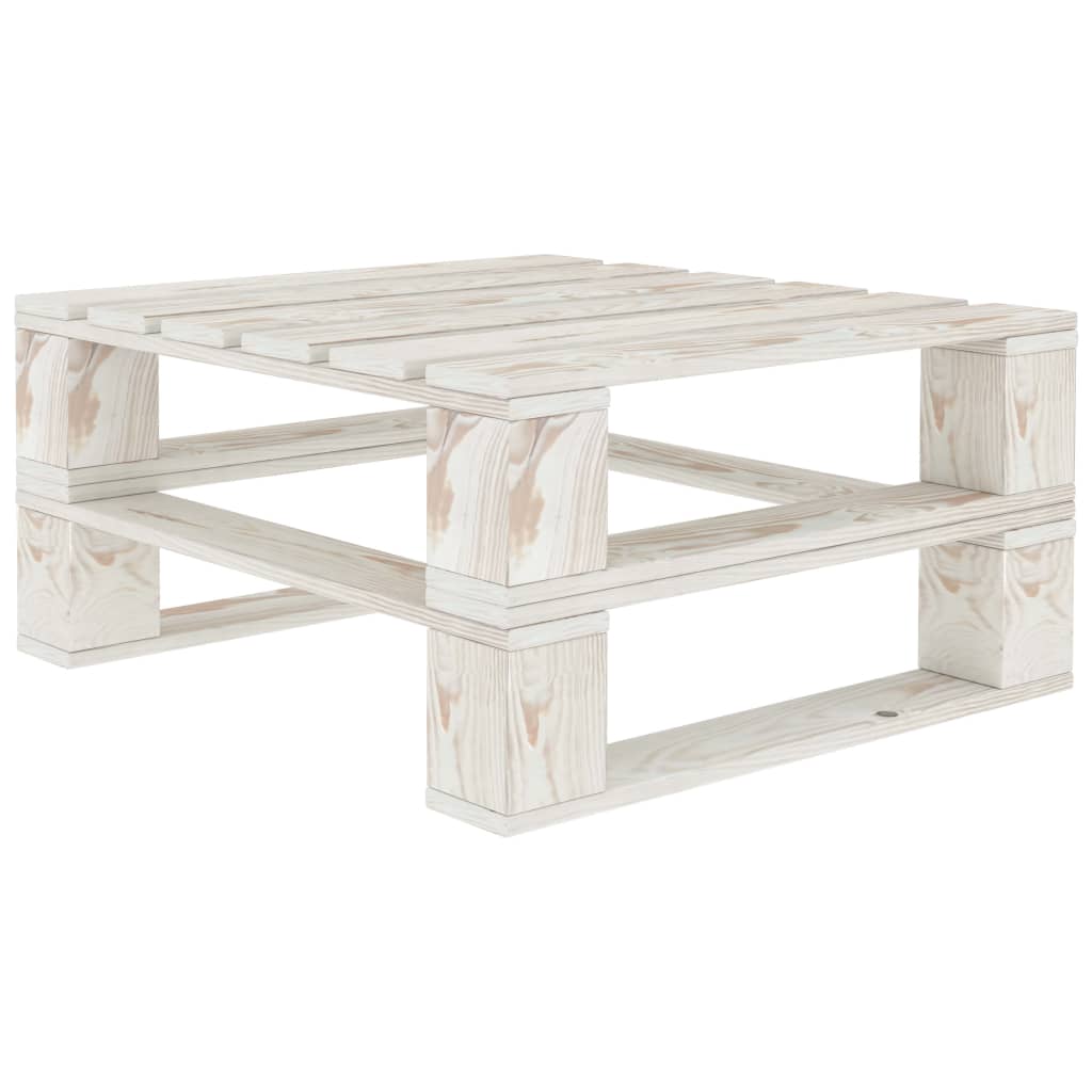 vidaXL 4-tlg. Garten-Lounge-Set Paletten mit Kissen in Anthrazit Holz