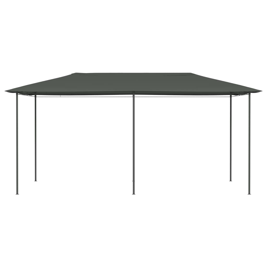 vidaXL Pavillon 2,98x5,3x2,59 m Grau 160 g/m²