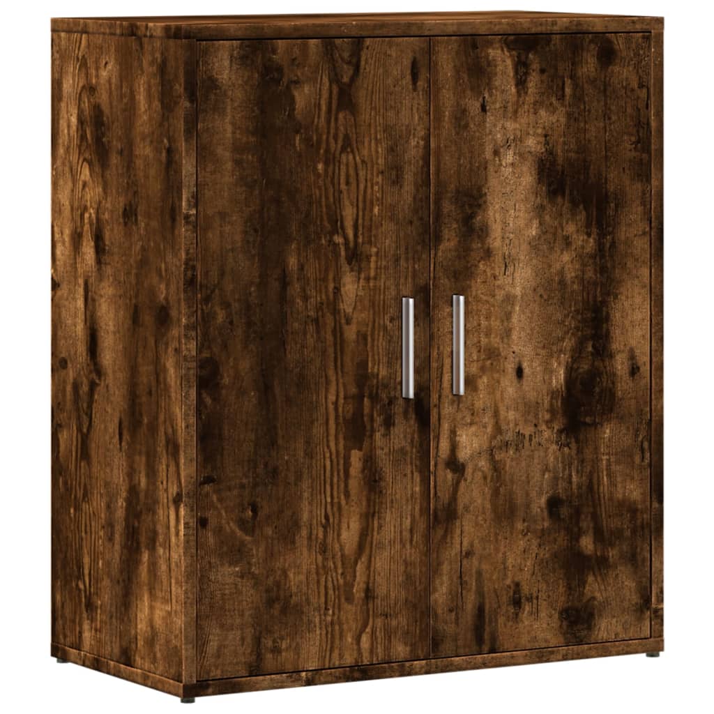 vidaXL Sideboards 2 Stk. Räuchereiche 60x31x70 cm Holzwerkstoff