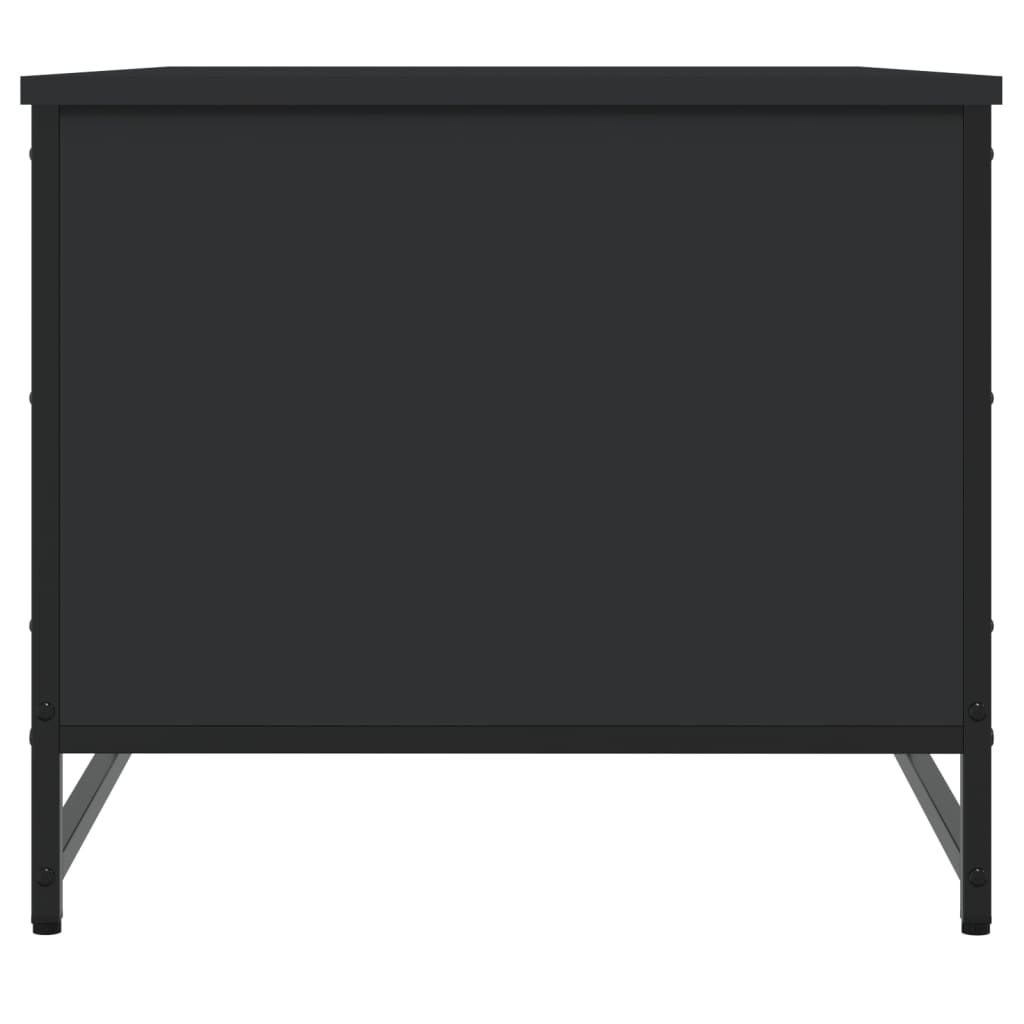 vidaXL Couchtisch Schwarz 85,5x51x45 cm Holzwerkstoff