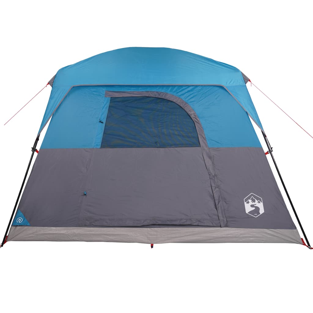 vidaXL Campingzelt 4 Personen Blau Wasserdicht