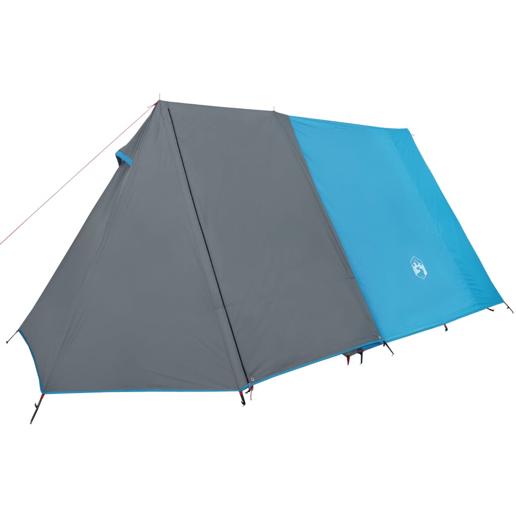 vidaXL Campingzelt 3 Personen Blau Wasserfest