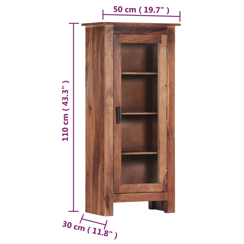 vidaXL Highboard 50x30x110 cm Massivholz