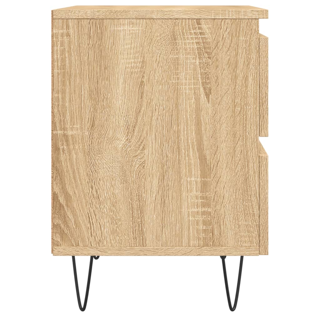 vidaXL Nachttisch Sonoma-Eiche 40x35x50 cm Holzwerkstoff