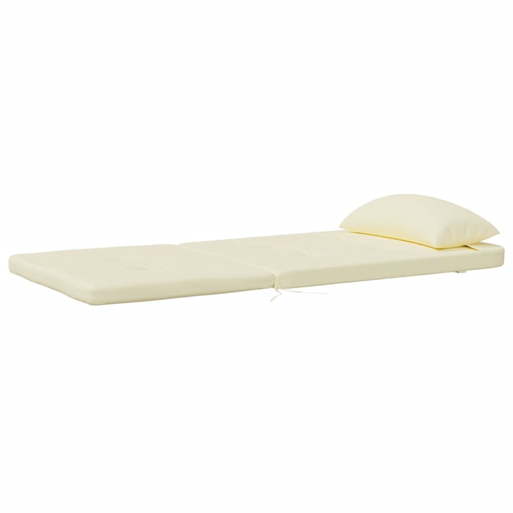 vidaXL Adirondack-Auflagen 2 Stk. Creme Oxford-Gewebe