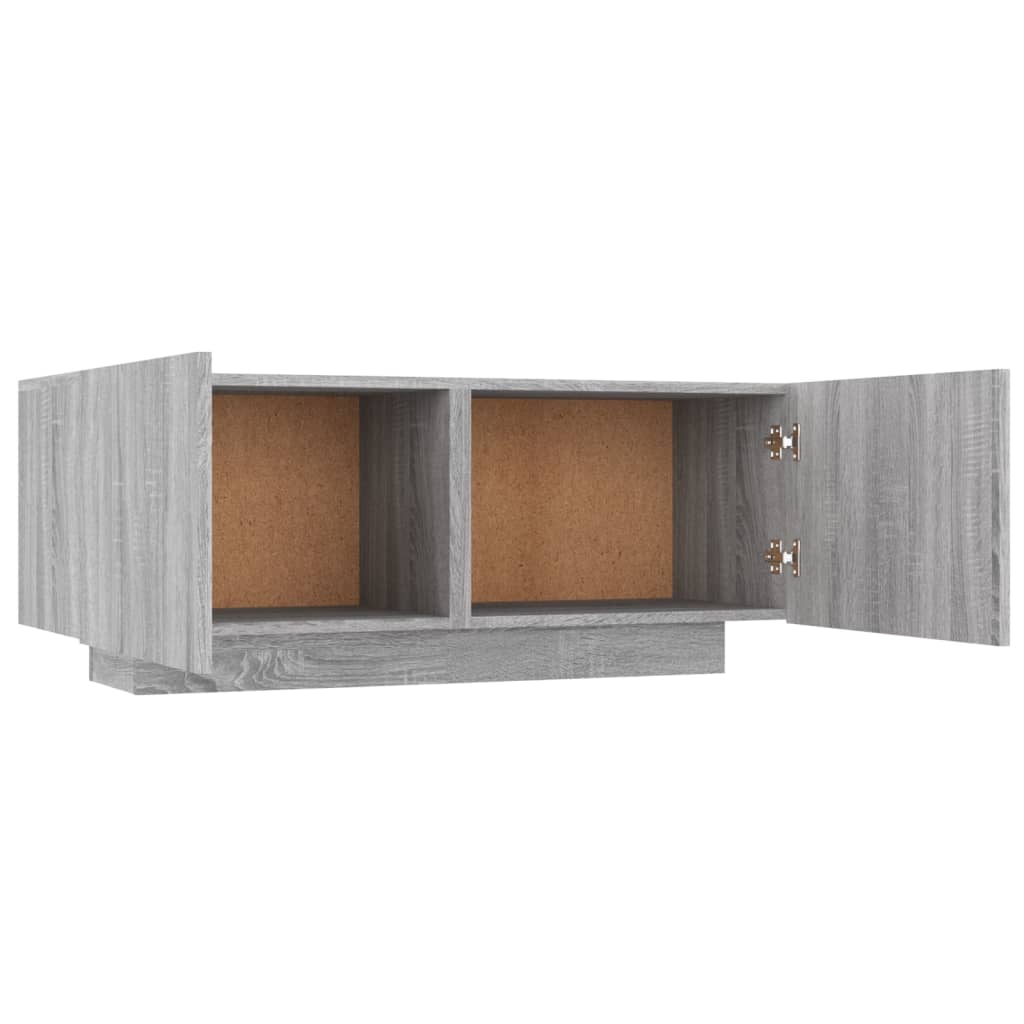 vidaXL TV-Schrank Grau Sonoma 100x35x40 cm Holzwerkstoff