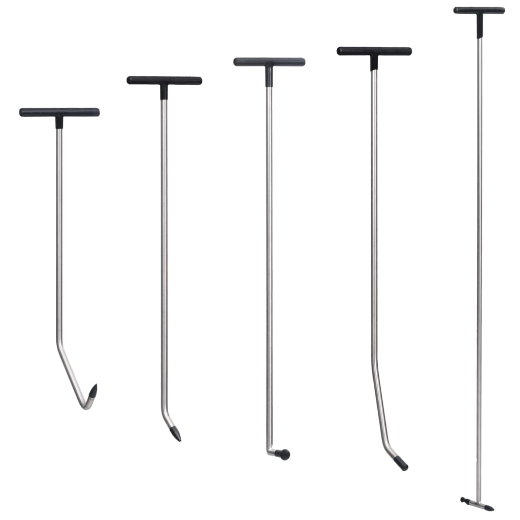 vidaXL 5-tlg. Ausbeulwerkzeug-Set Lackschadenfrei Edelstahl