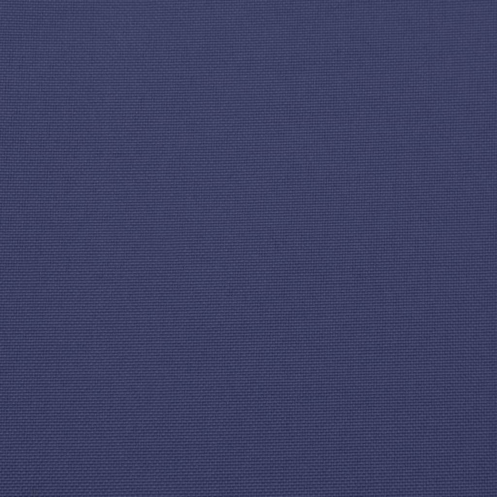 vidaXL Hochlehner-Auflagen 4 Stk. Marineblau Oxford-Gewebe