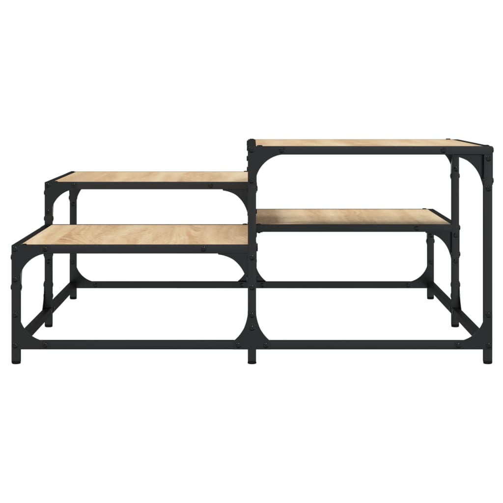 vidaXL Couchtisch Sonoma-Eiche 87,5x87,5x40 cm Holzwerkstoff