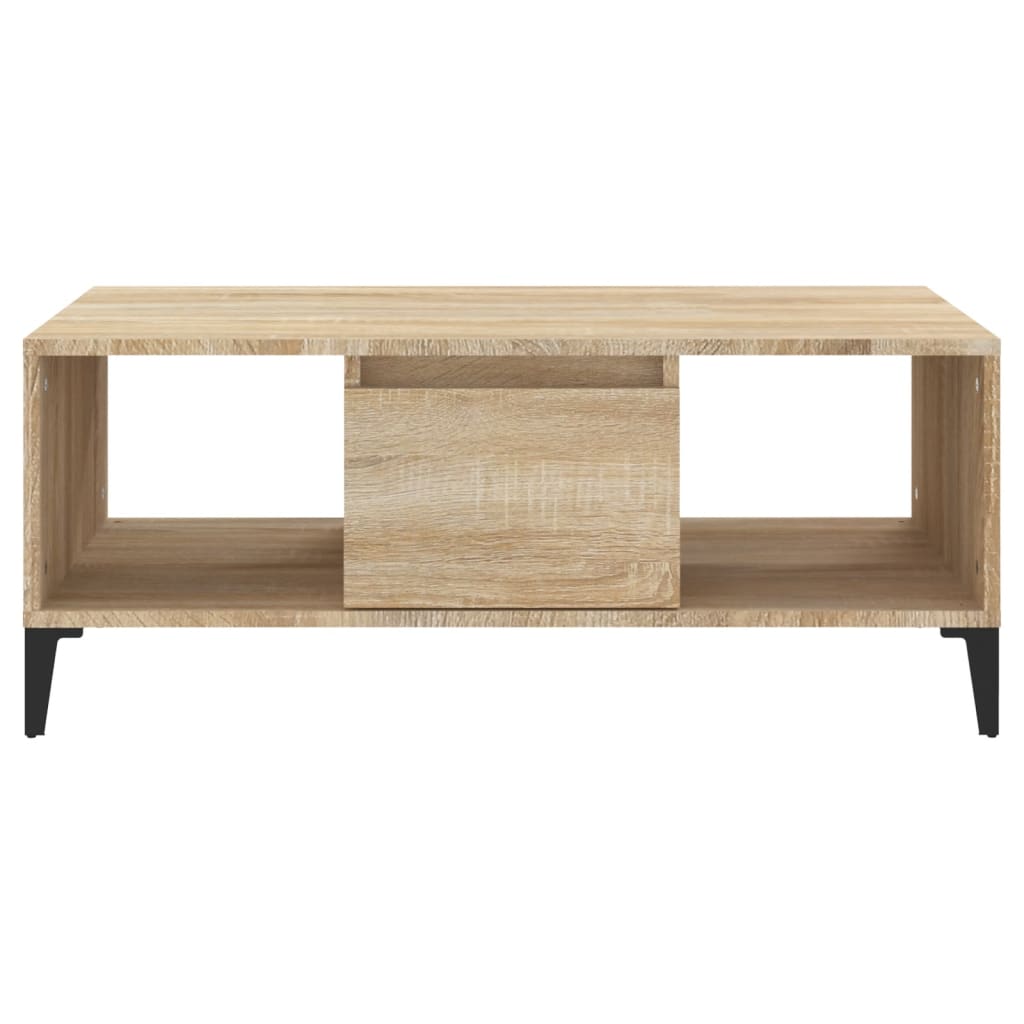 vidaXL Couchtisch Sonoma-Eiche 90x50x36,5 cm Holzwerkstoff