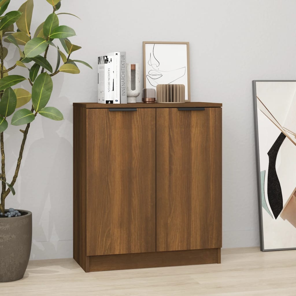 vidaXL Sideboard Braun Eichen-Optik 60x30x70 cm Holzwerkstoff