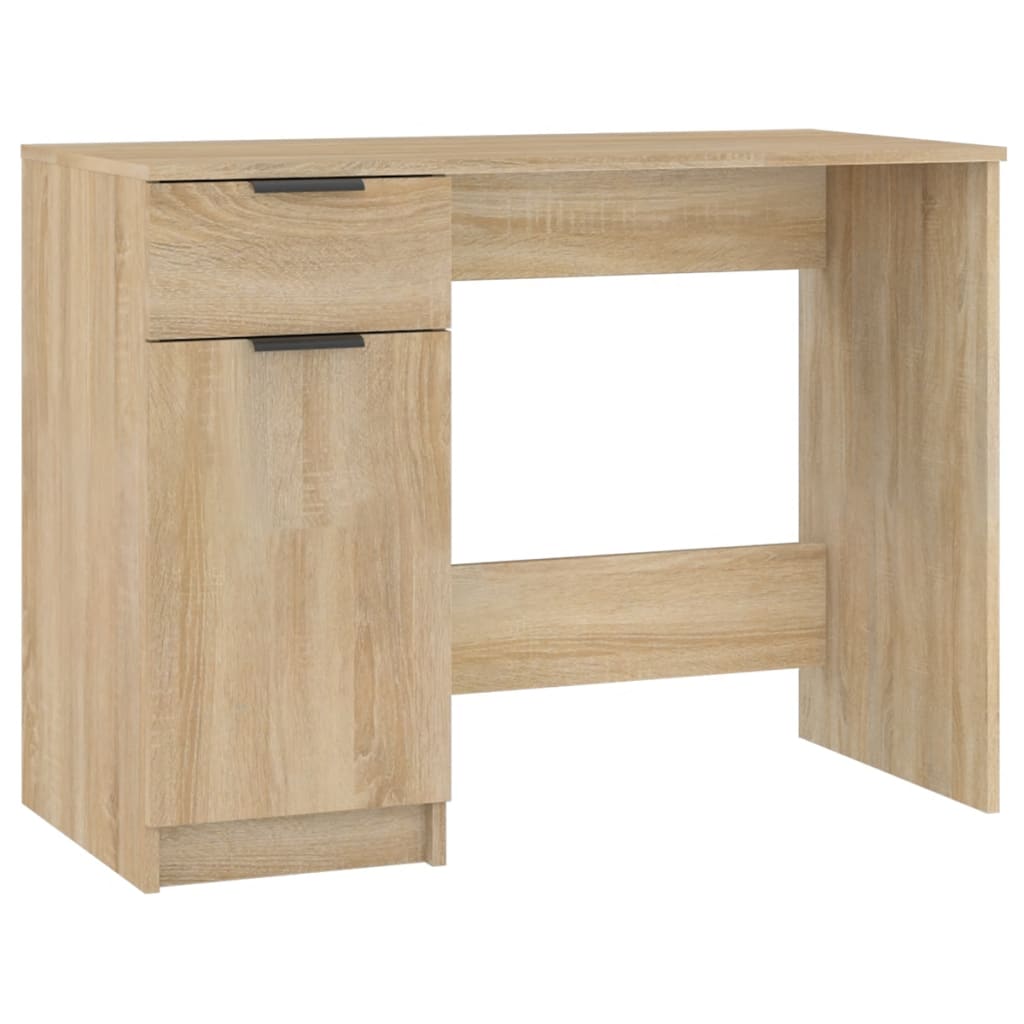 vidaXL Schreibtisch Sonoma-Eiche 100x50x75 cm Holzwerkstoff