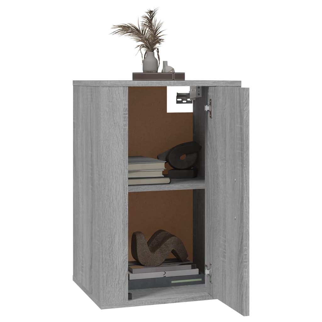 vidaXL TV-Wandschrank Grau Sonoma 40x34,5x60 cm