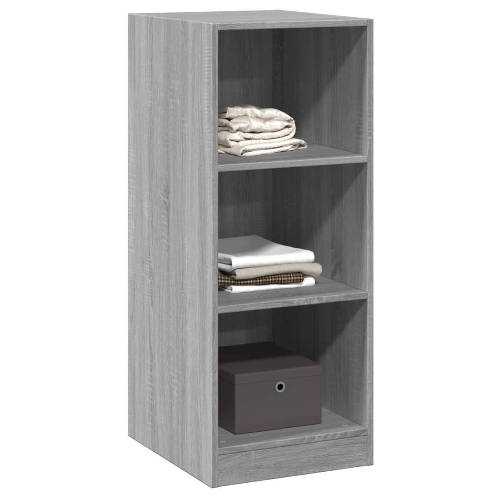 vidaXL Kleiderschrank Grau Sonoma 48x41x102 cm Holzwerkstoff