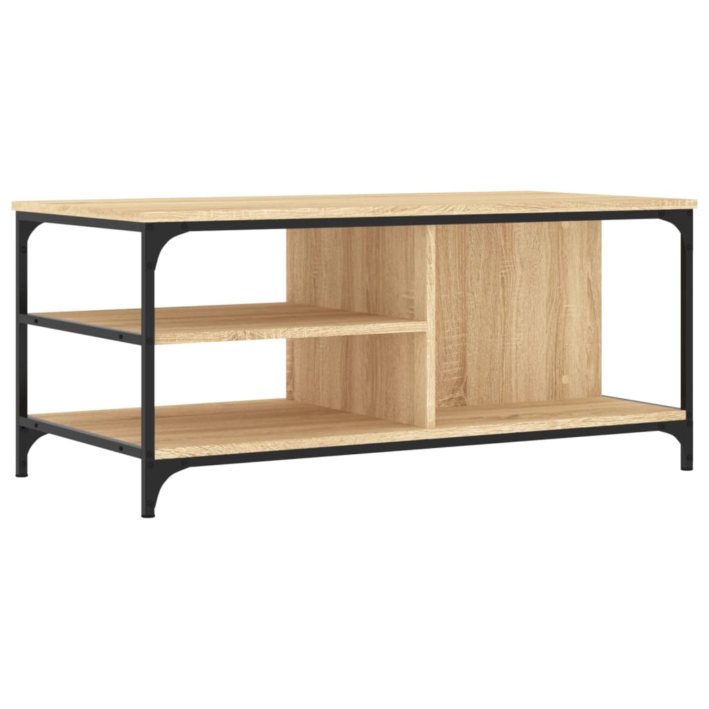 vidaXL Couchtisch Sonoma-Eiche 100x50x45 cm Holzwerkstoff